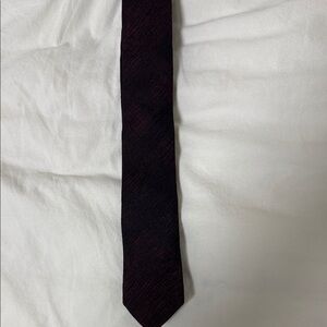 Burberry Men's Deep Burgundy Slim Tie